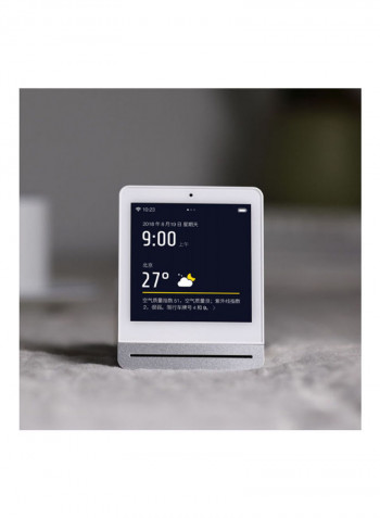 Multi-Functional Air Quality Detector Silver 11 x 9 x 11cm