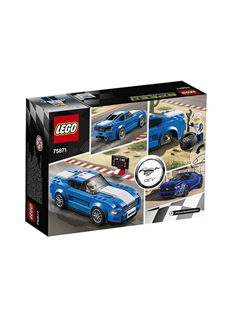 185-Piece Speed Champions Ford Mustang Car Building Set