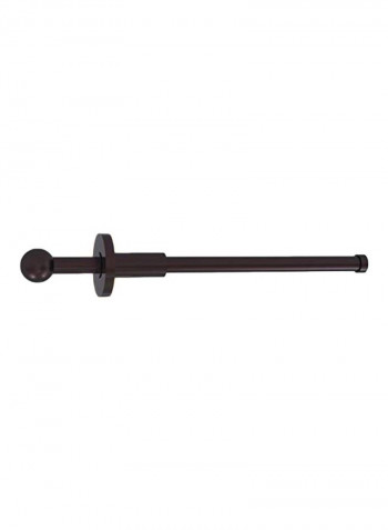 Pullout Garment Rod Brown 10inch