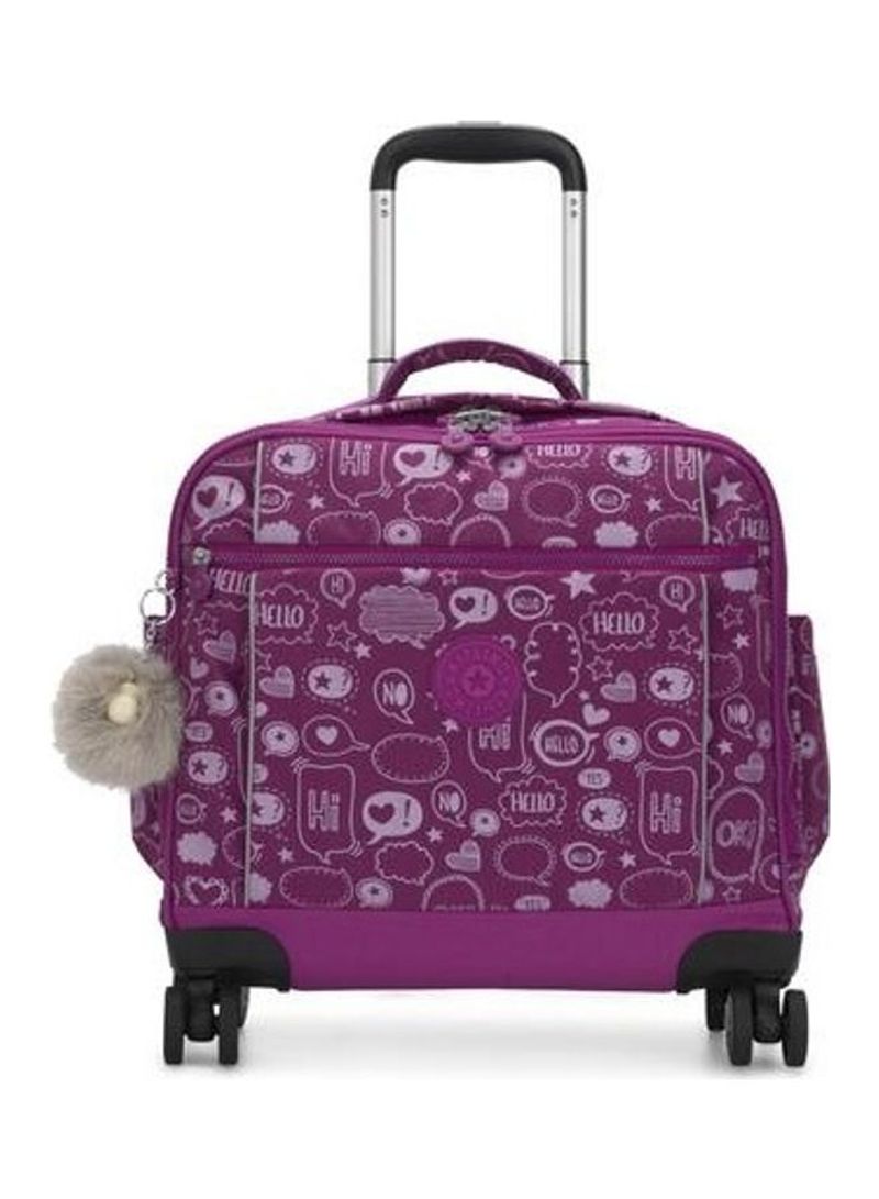 Storia Spacious Carry On Luggage 18 Inch Multicolour