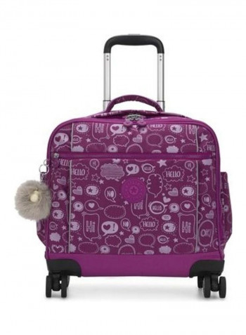 Storia Spacious Carry On Luggage 18 Inch متعدد الألوان