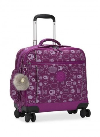 Storia Spacious Carry On Luggage 18 Inch متعدد الألوان