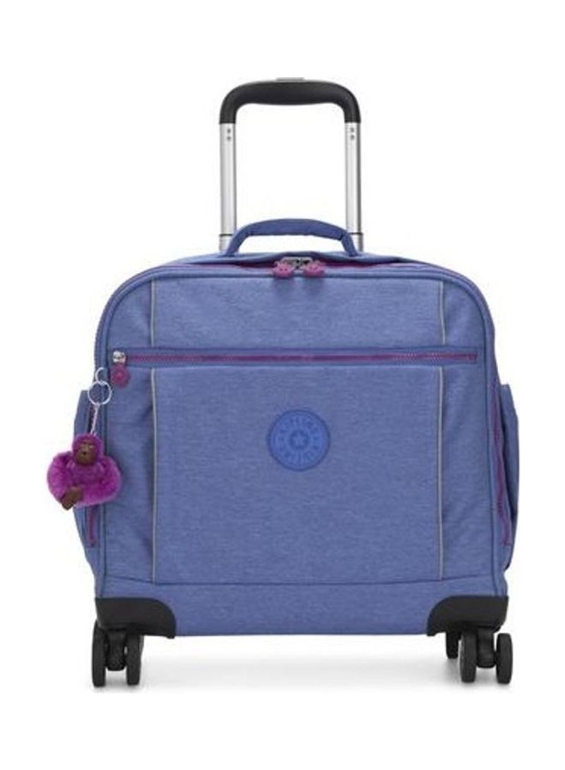 Storia Spacious Carry On Luggage 18-Inch Blue