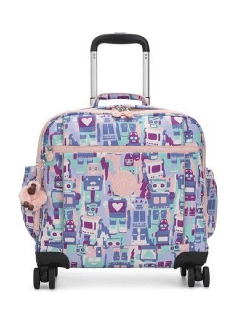 Storia Spacious Carry On Luggage 18-Inches Multicolour