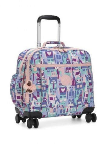 Storia Spacious Carry On Luggage 18-Inches متعدد الألوان