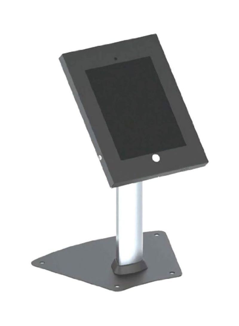 Anti-Theft Tablet Security Stand Holder For Apple iPad Black/Silver
