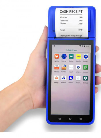 Portable Wireless Terminal Smart Printer Blue