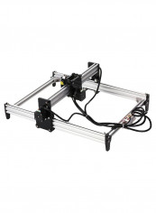 CNC Engraver Carver Laser Printer With Protective Glasses For Carving Cutting and Engraving Silver 5.5 x 10.5centimeter