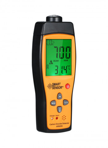 Carbon Dioxide Detector Portable CO2 Meter Gas Tester Multicolor 25.5cm