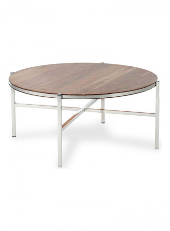 Avery Coffee Table Brown/White