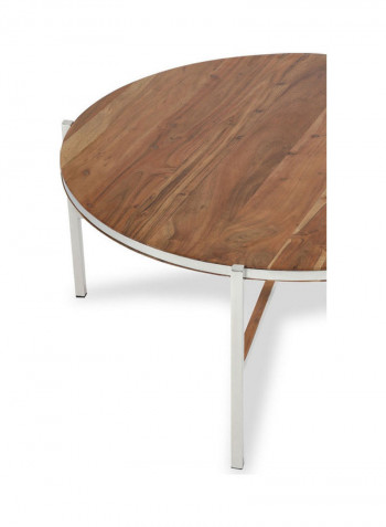 Avery Coffee Table Brown/White