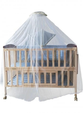Baby Wooden Bed with Mosquito Net