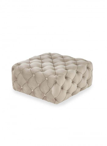 Capella Ottoman Beige 80 x 80 x 36cm