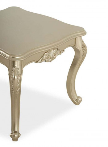 Hasina End Table Gold 75 x 75 x 61cm
