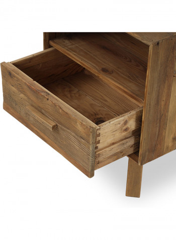 Rayyan Nightstand Brown 55x45x62cm