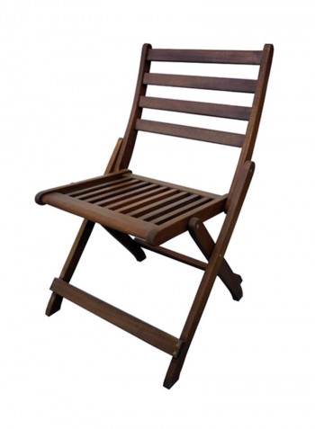 5-Piece Boeta Folding Dining Set Mahogany