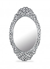 Constantia Mirror Wooden Frame Silver