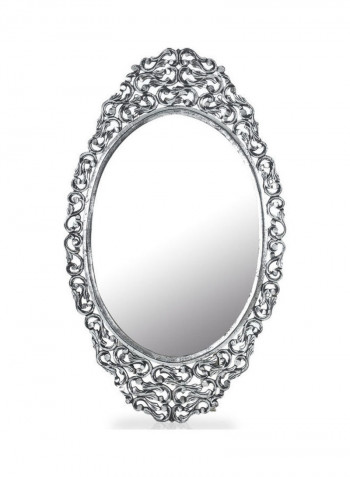 Constantia Mirror Wooden Frame Silver