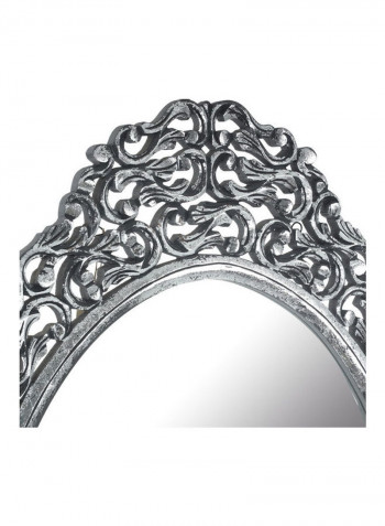 Constantia Mirror Wooden Frame Silver