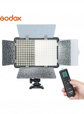 LED Photography Fill-in Lamp Flash Light with Remote Control Black