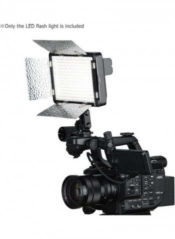 LED Photography Fill-in Lamp Flash Light with Remote Control Black