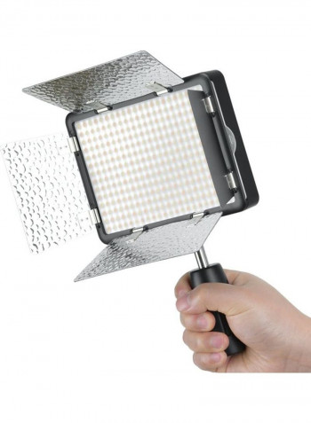 LED Photography Fill-in Lamp Flash Light with Remote Control Black