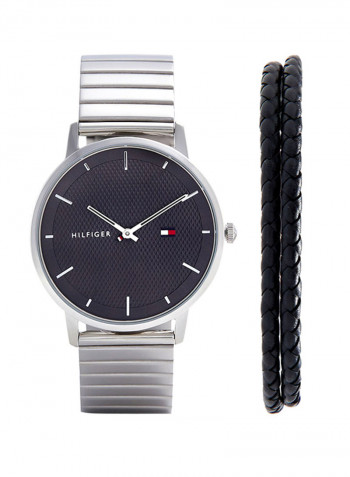 Men's Stainless Steel Analog Wrist Watch