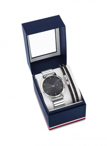 Men's Stainless Steel Analog Wrist Watch