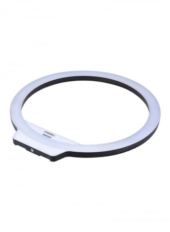 LED Video Ring Light With Remote Control 53x50x2.7centimeter White