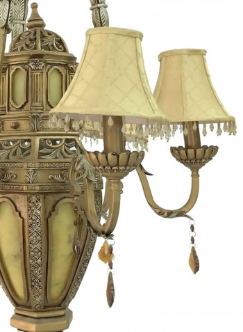 Chandelier Gold/Beige 70x110centimeter
