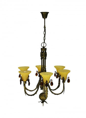 Chandelier Gold/Yellow 80x85centimeter