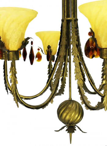 Chandelier Gold/Yellow 80x85centimeter