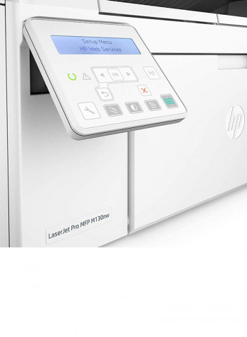 LaserJet Pro M130nw All-in-One Laser Printer,G3Q58A White