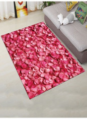 Flower Petals Pattern Floor Mat Pink 140x200cm reviews Flower Petals Pattern Floor Mat Pink 140x200cm