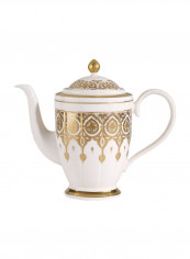 Golden Oasis Porcelain Coffee Pot White/Gold 255x157x112millimeter