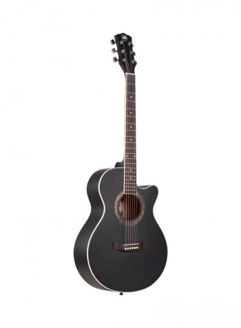 Acoustic Guitar With Bag And Tuning Peg