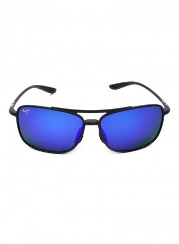 Rectangular Frame Sunglasses - Lens Size: 61 mm