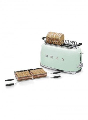 50's Retro Style Aesthetic 4 Slice Toaster 1500 W TSF02PGUK Green/Silver