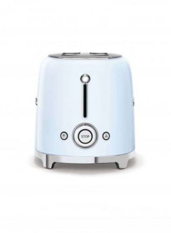 50's Retro Style Aesthetic 4 Slice Toaster 800 W TSF02PBUK Pastel Blue