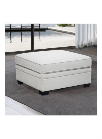Nashville Ottoman With Storage Space White