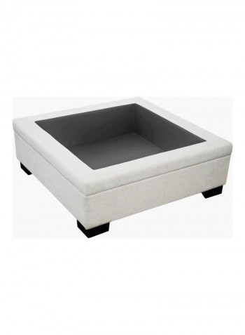 Nashville Ottoman With Storage Space White