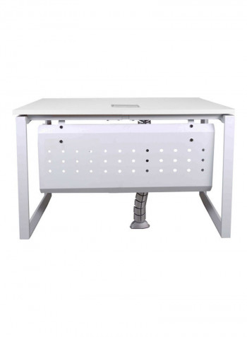 Modern Workstation White 75x75x160cm