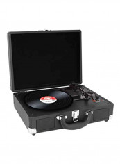 Upgraded Vintage Record Classic Vinyl Player B00O66Q7M4 Black