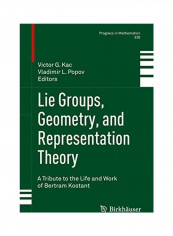 Lie Groups, Geometry, And Representation Theory: A Tribute To The Life And Work Of Bertram Kostant Hardcover English by Victor G. Kac