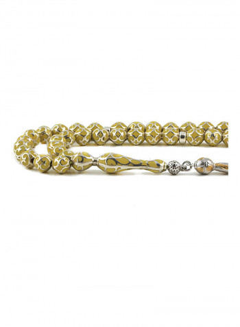 Enamel Silver Prayer Beads