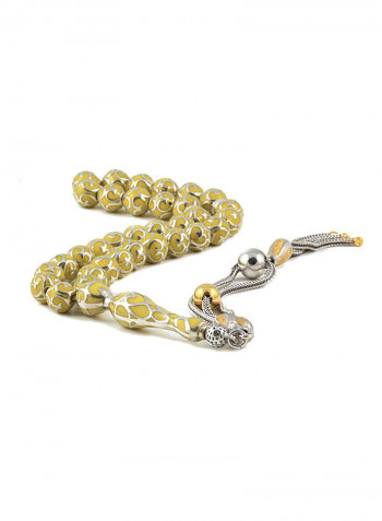 Enamel Silver Prayer Beads