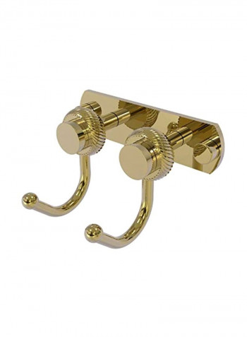 Mercury Collection Multi Dotted Accent Decorative Hook Gold