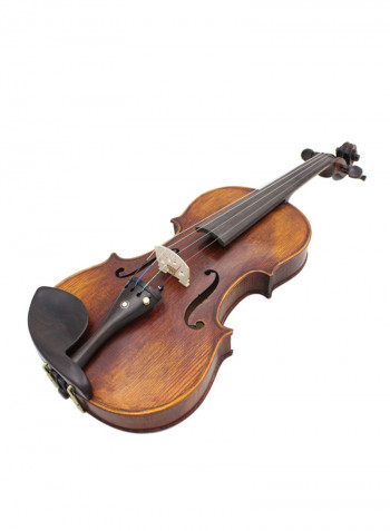 Handcrafted Wooden Acoustic Violin With Carrying Case