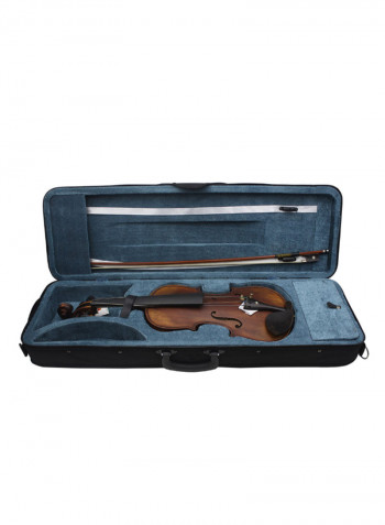 Handcrafted Wooden Acoustic Violin With Carrying Case
