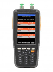 PON Power Meter Fiber Optical Cable Tester Grey 22.8X7.5X26.5centimeter